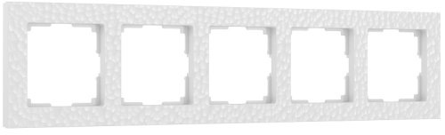 Рамка универсальная Werkel Hammer 5-м. белый фото Рамка универсальная Werkel Hammer 5-м. белый картинка